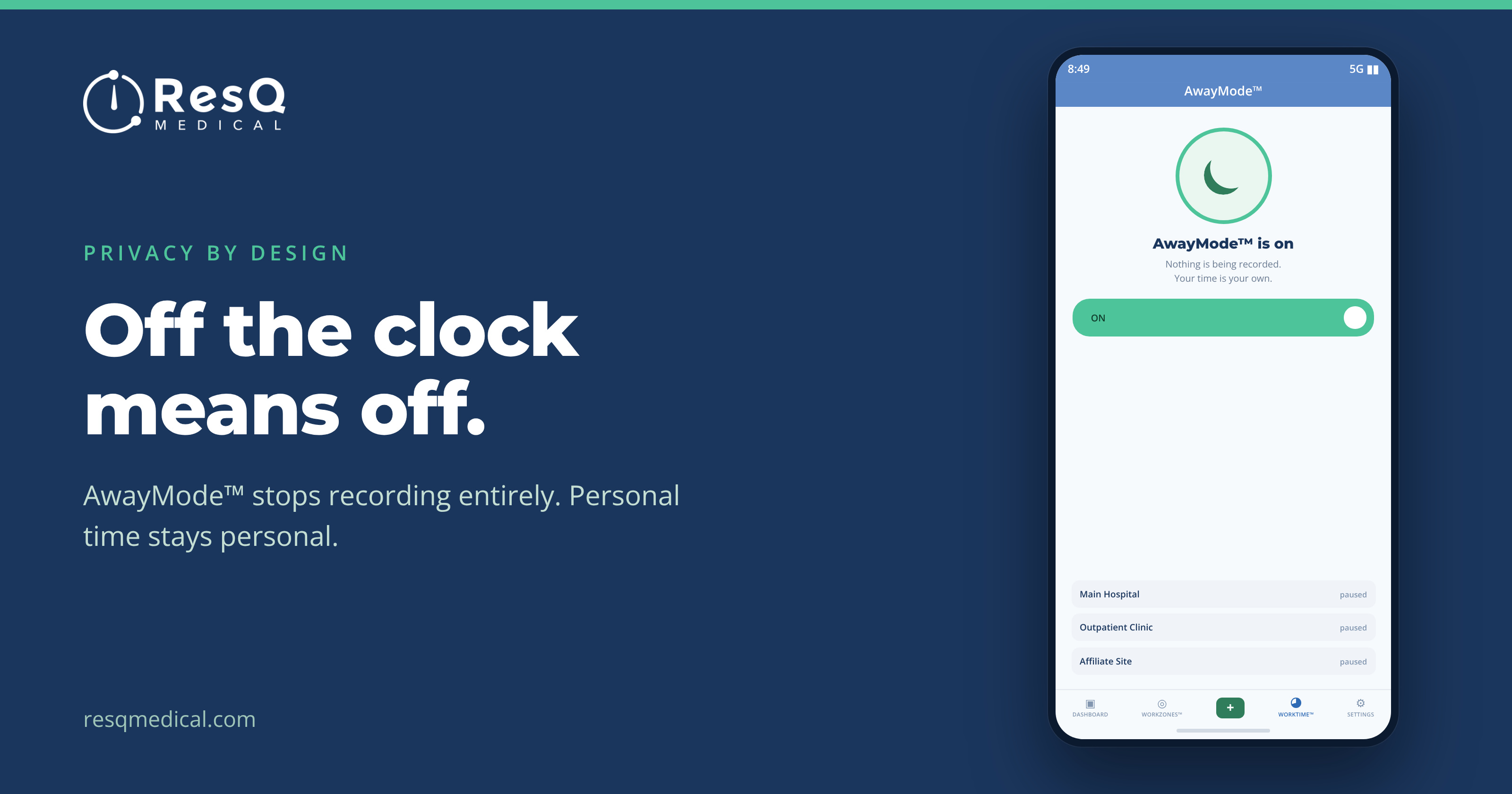 AwayMode™, explained: personal time stays personal